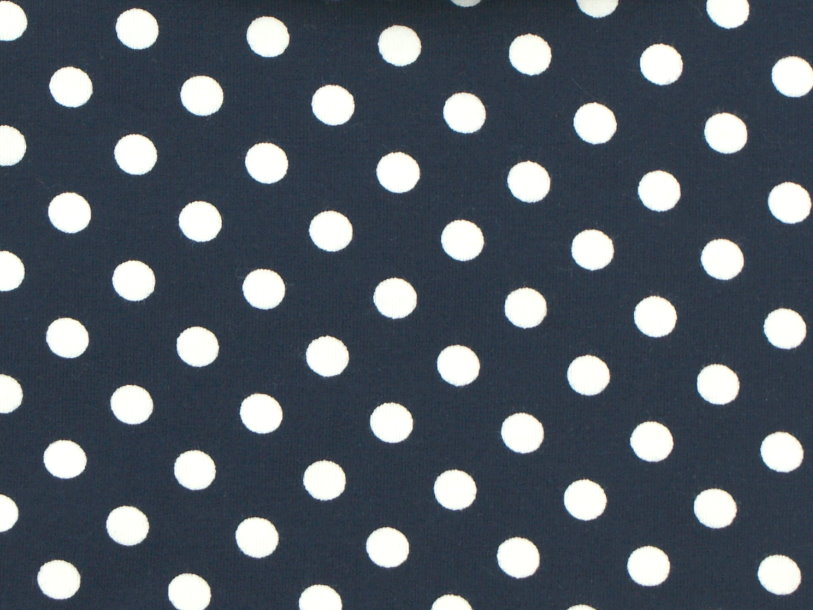 Kinderloop Schal "Dots" marineblau weiß