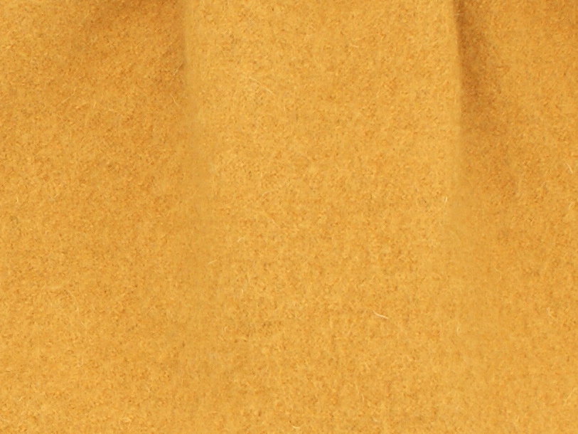 Kinderhose aus Wollwalk in Senfgelb mit Gummizug und Taschen