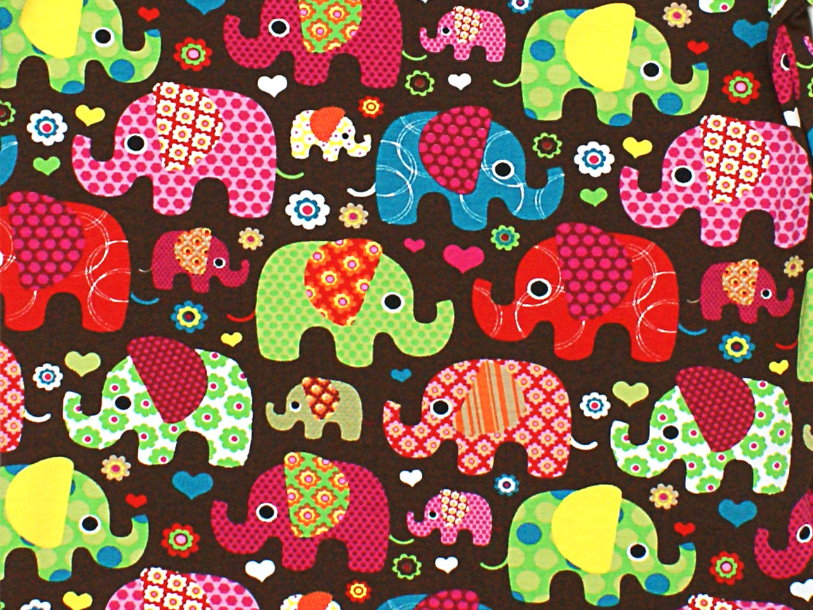 Kinder Sommer Shorts "Elefantenparty" pink