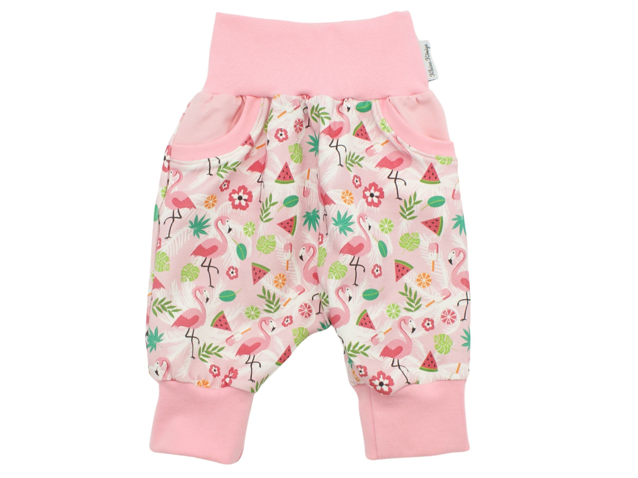 Kinder Bermuda-Shorts "Flamingo Dance" rosa