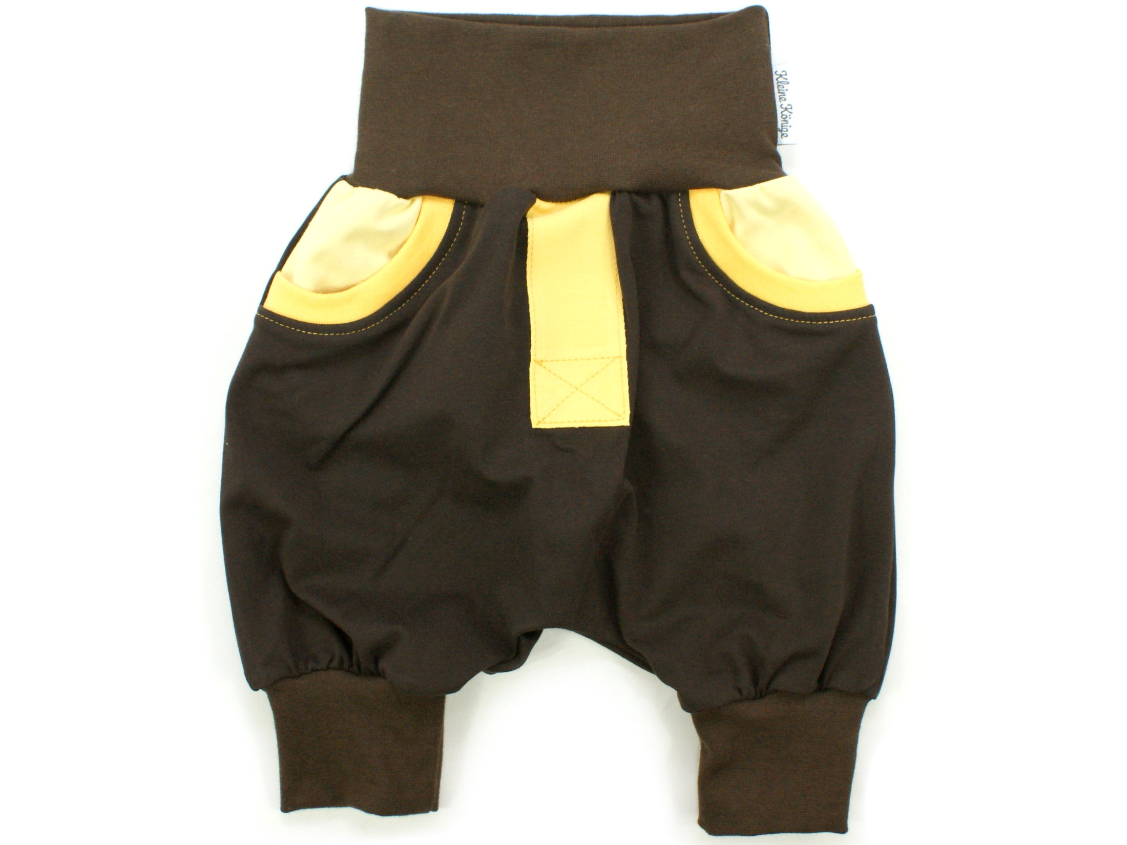 Kinder Bermuda-Shorts  uni braun gelb