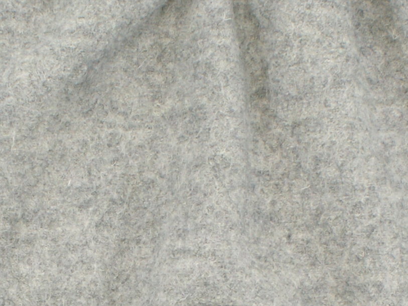 Kinderhose aus Wollwalk in Hellgrau mit Gummizug und Taschen