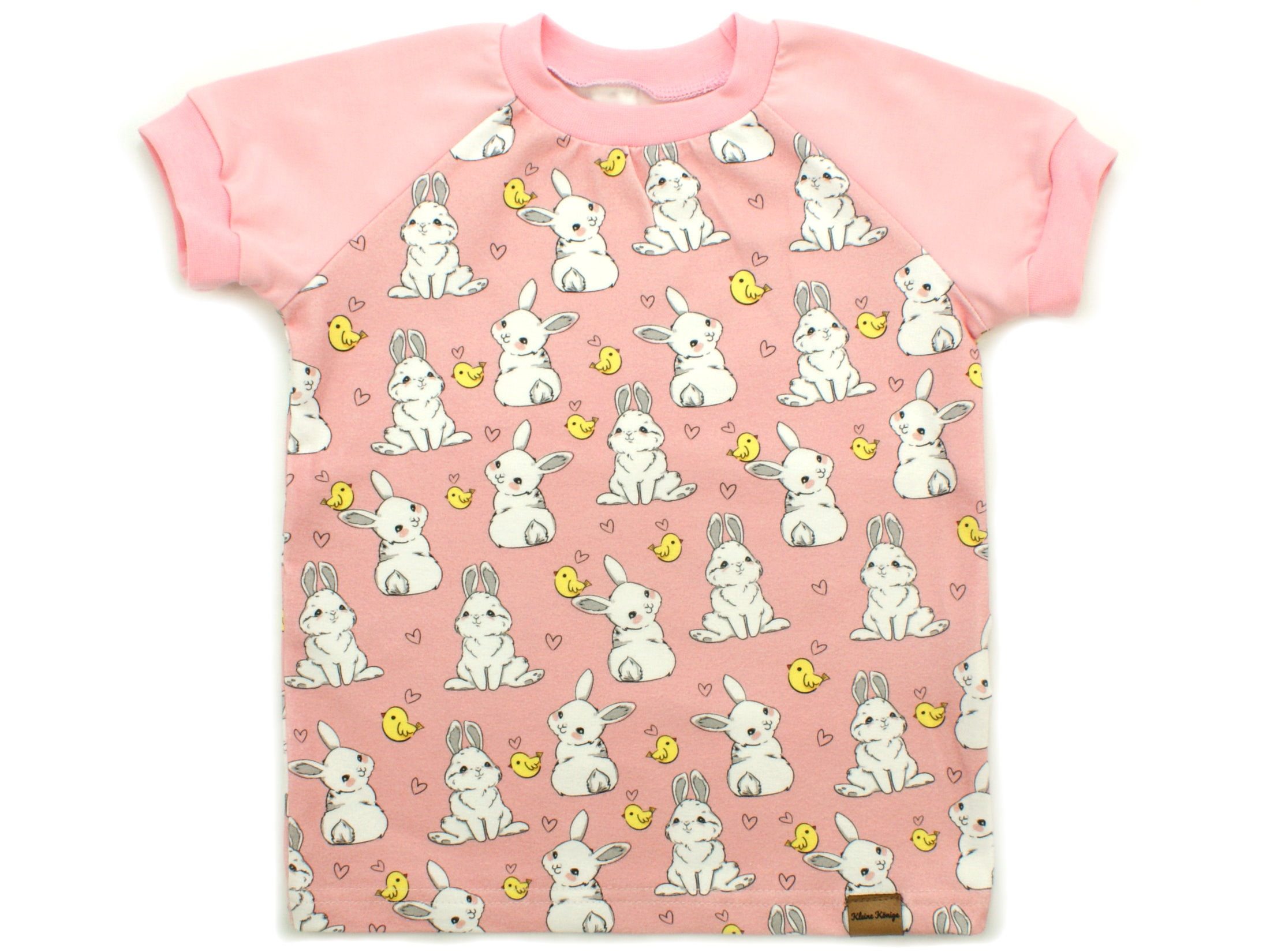 Kinder T-Shirt "Kleiner Hase" rosa