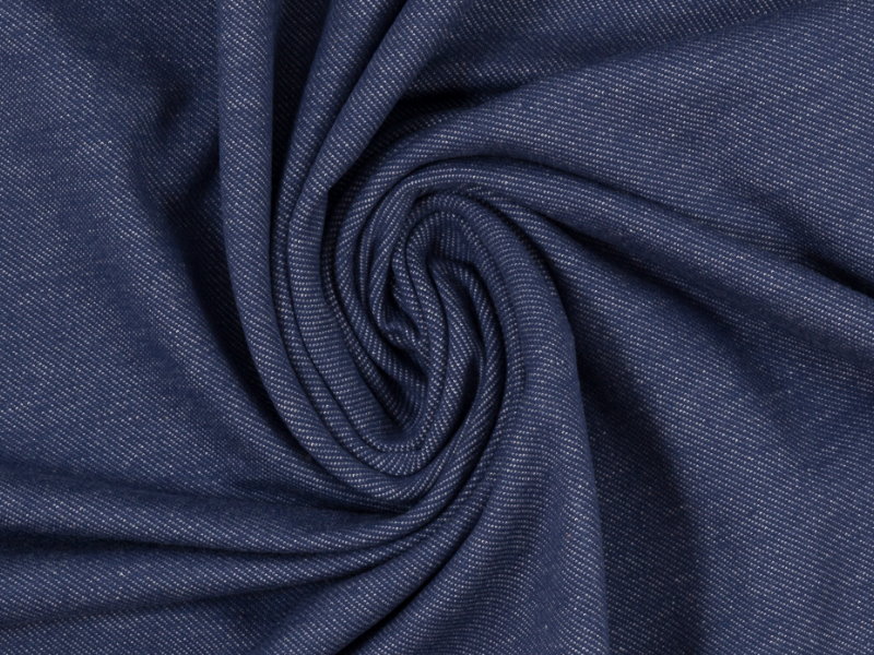 Wohlfühlhose mit Taschen in 4 Längen "Jeansjersey" blau marine
