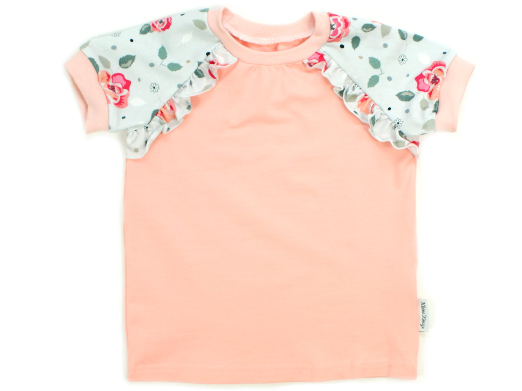 Kinder T-Shirt "Rosen" apricot