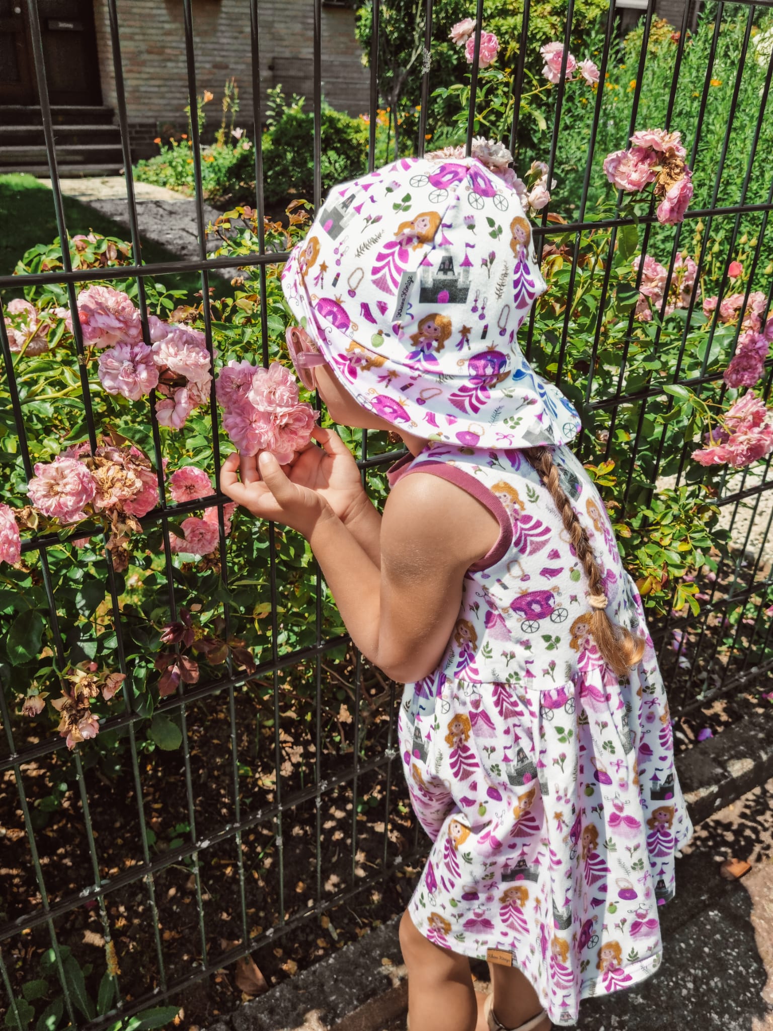Kinderkleid Tunika "Prinzessin Rosa" beere