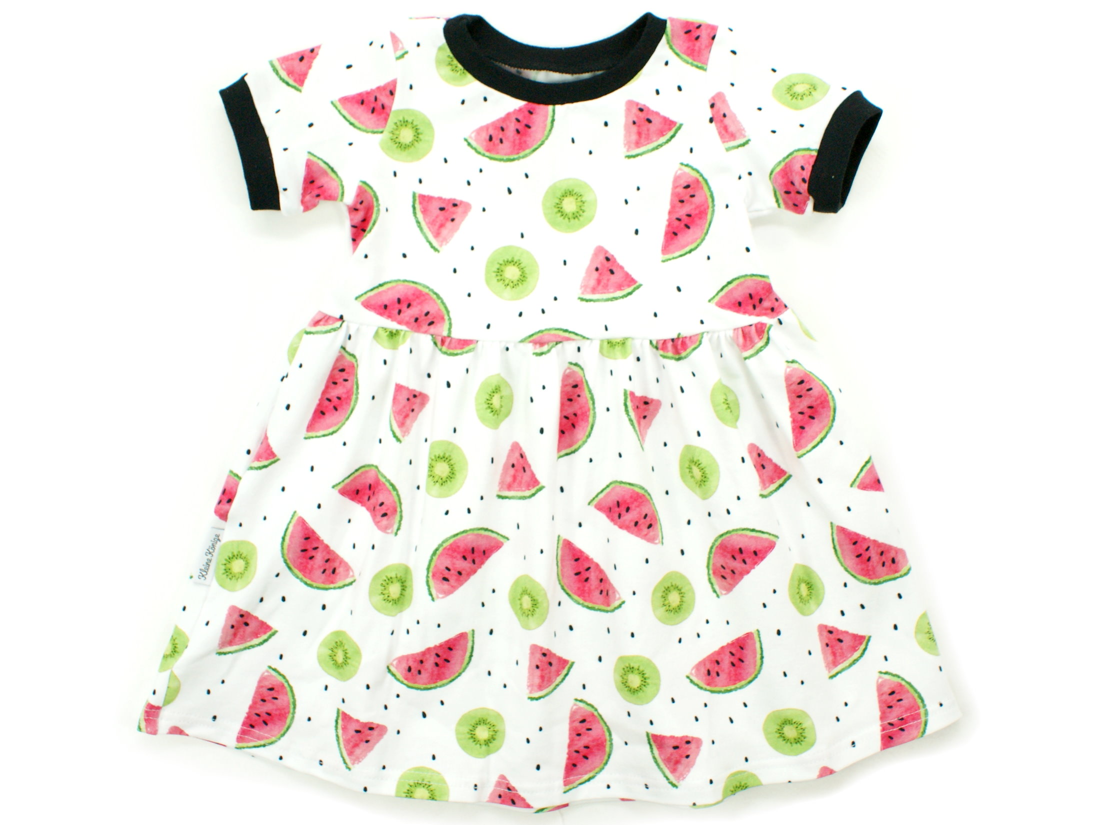 Kinderkleid Tunika Kiwi Melone "Fruity" lemon