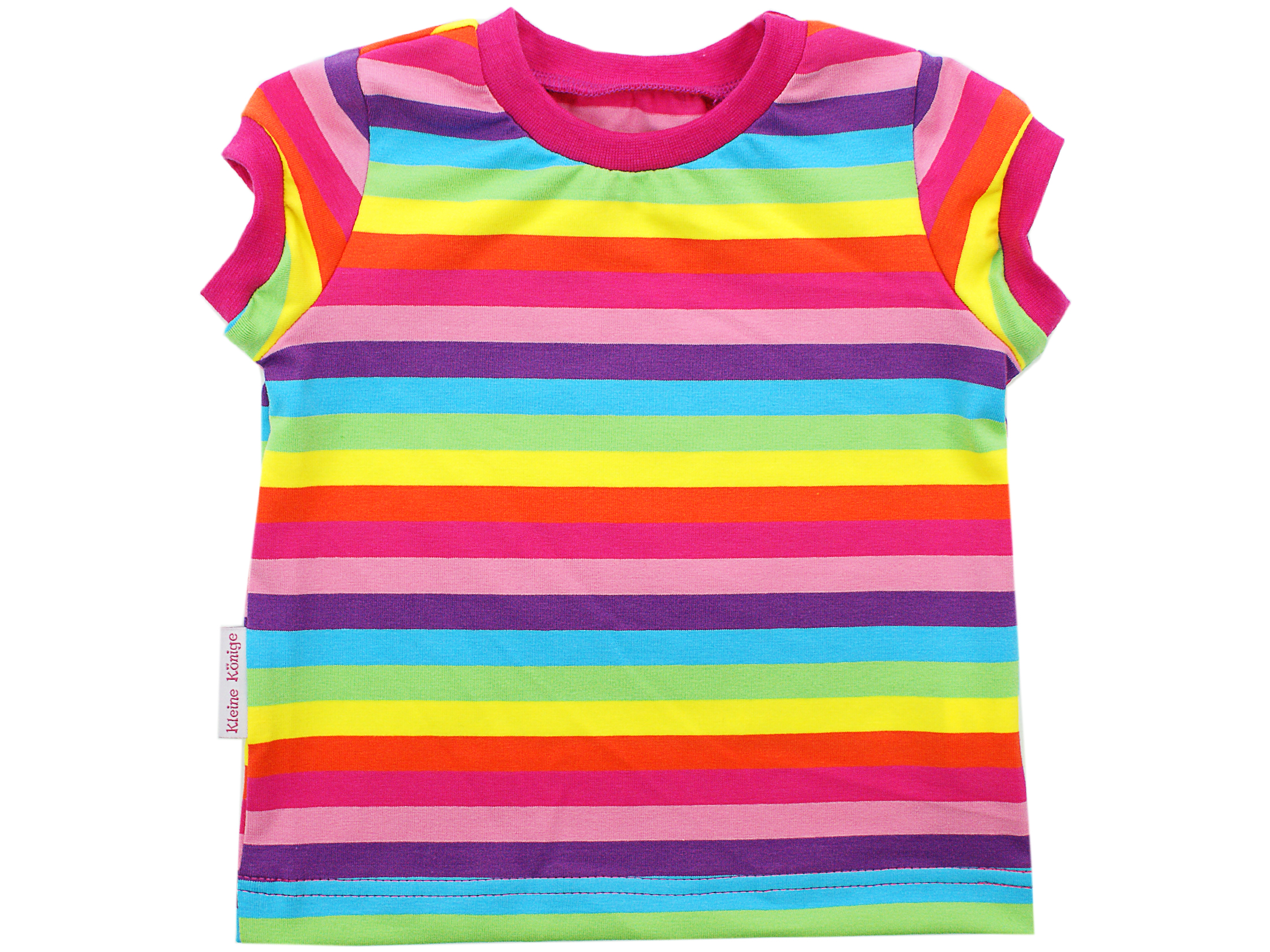 Kinder T-Shirt "Blockx" pink in 74/80