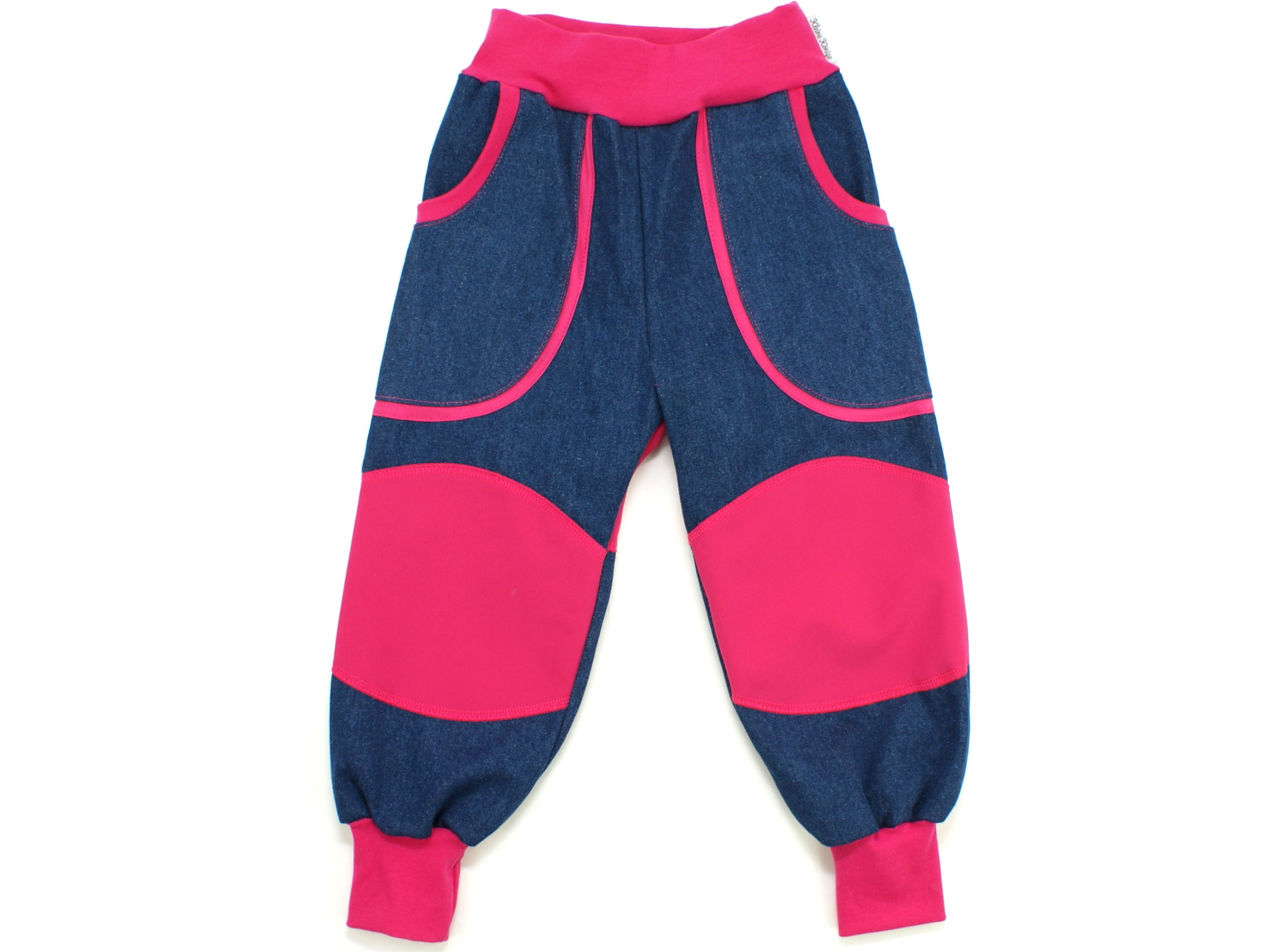Kinder Outdoorhose Jeans Räuberhose  "Uni" pink
