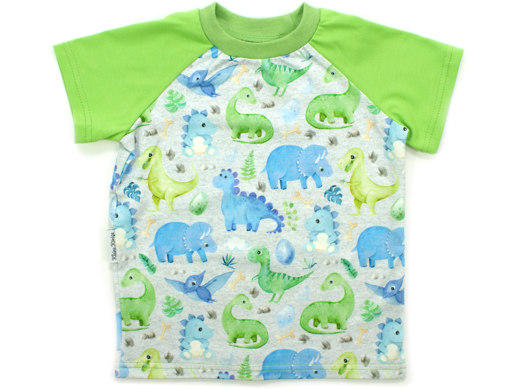 Kinder T-Shirt Dinosaurier "Little Dino" lemon