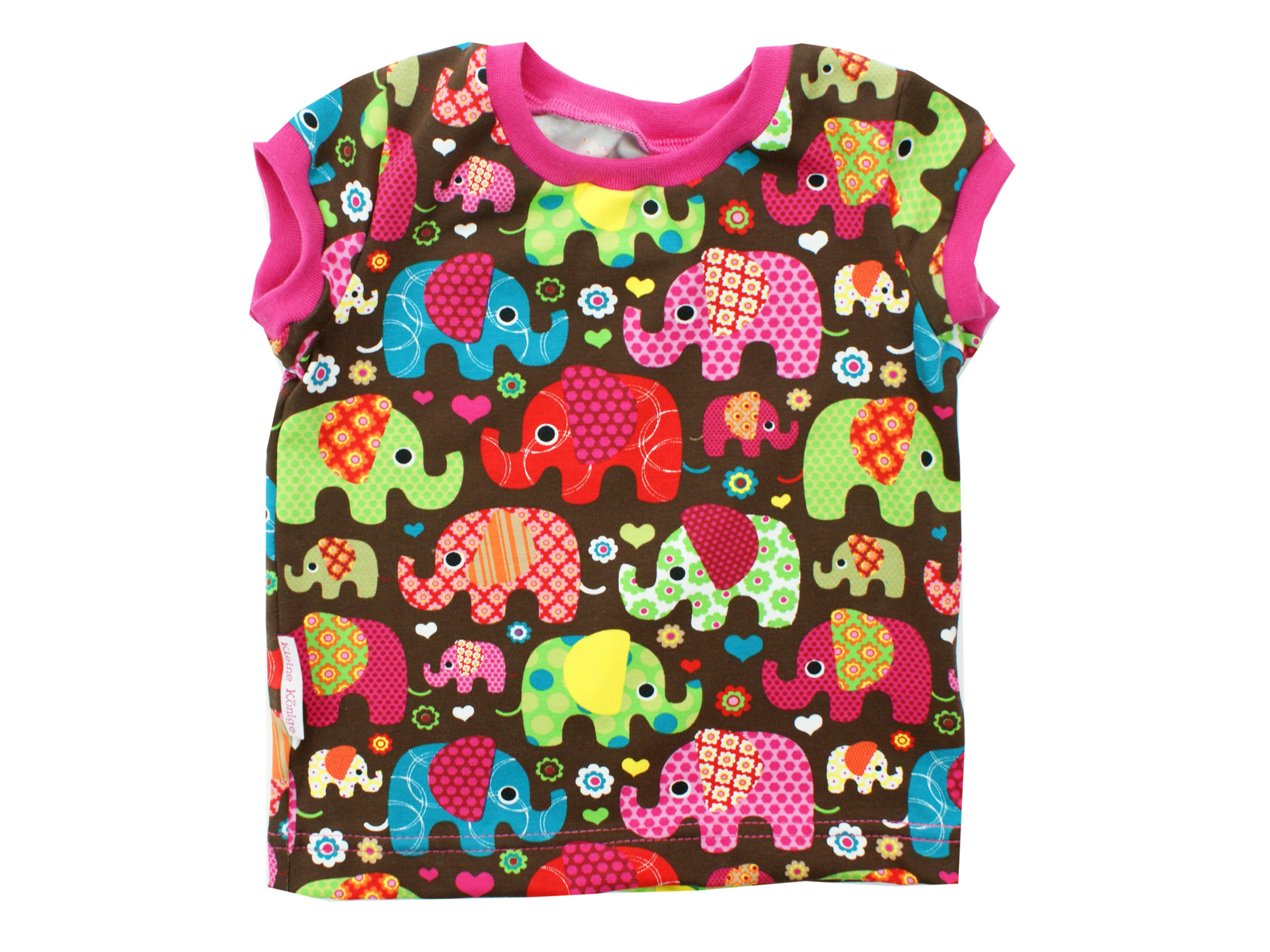 Kinder T-Shirt "Elefantenparty" pink